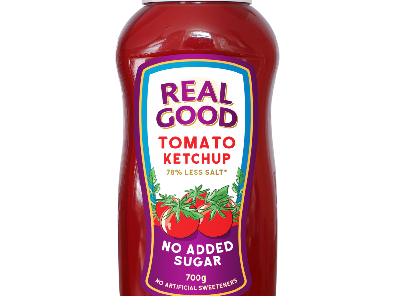 Real Good Tomato Ketchup No added Sugar 700g
