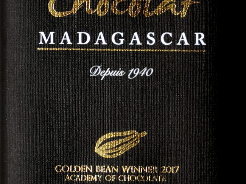 Product image for Chocolat Madagascar - Fine Dark Chocolate 100% cacao